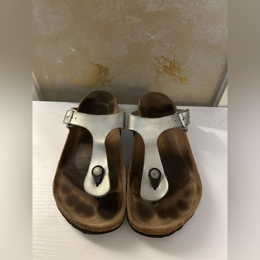 Birkenstock Silver Sandals